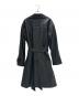 GUCCI (グッチ) Lamb Leather Trench Coat/ラムレザートレンチコート/635428 XNAMP ブラック サイズ:36：180000円