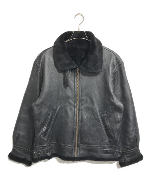 VINTAGE（ヴィンテージ）VINTAGE (ヴィンテージ) Ｂ-3フライトジャケット ブラック サイズ:Lの古着・服飾アイテム