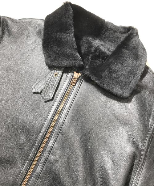 VINTAGE（ヴィンテージ）VINTAGE (ヴィンテージ) Ｂ-3フライトジャケット ブラック サイズ:Lの古着・服飾アイテム
