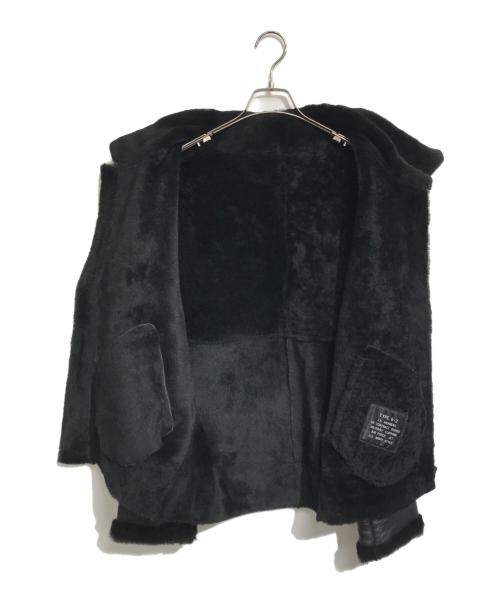 VINTAGE（ヴィンテージ）VINTAGE (ヴィンテージ) Ｂ-3フライトジャケット ブラック サイズ:Lの古着・服飾アイテム