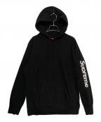 SUPREMEシュプリーム）の古着「Sleeve Patch Hooded Sweatshirt」｜ブラック