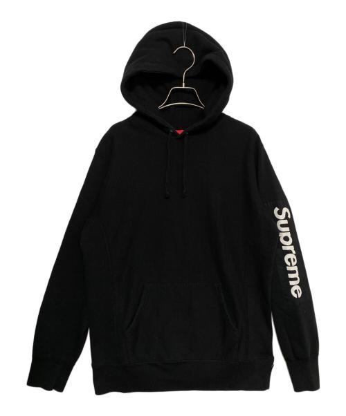 SUPREME（シュプリーム）SUPREME (シュプリーム) Sleeve Patch Hooded Sweatshirt ブラック サイズ:Mの古着・服飾アイテム