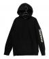 SUPREME（シュプリーム）の古着「Sleeve Patch Hooded Sweatshirt」｜ブラック