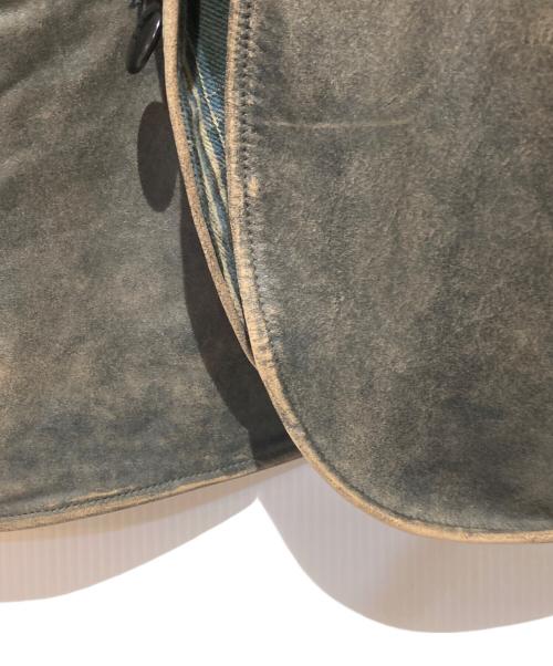 RRL（ダブルアールエル）RRL (ダブルアールエル) INDIGO LEATHER CAR COAT ブラウン サイズ:Ｌの古着・服飾アイテム