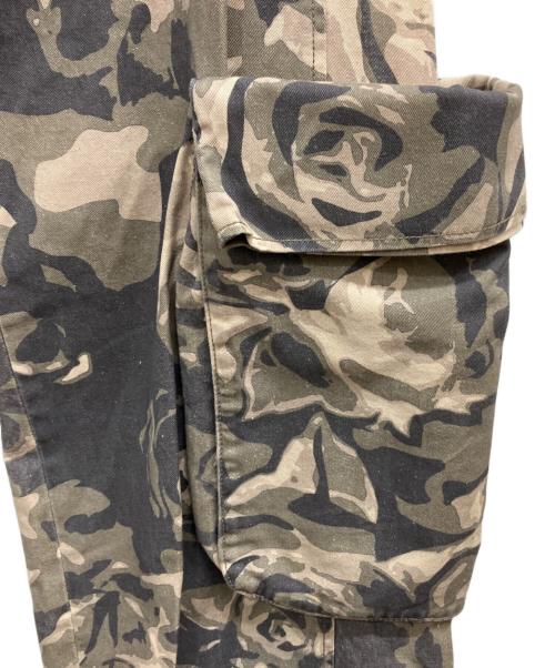 OPEN YY（オープンワイワイ）OPEN YY (オープンワイワイ) CAMO ROLLED WAIST CARGO PANTS グリーン サイズ:S/Mの古着・服飾アイテム