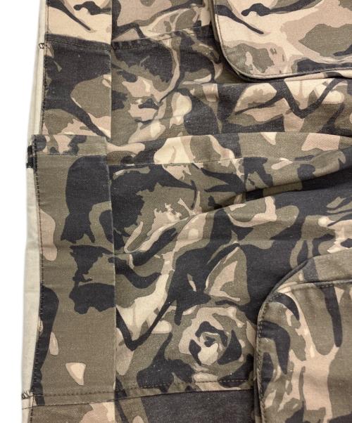 OPEN YY（オープンワイワイ）OPEN YY (オープンワイワイ) CAMO ROLLED WAIST CARGO PANTS グリーン サイズ:S/Mの古着・服飾アイテム