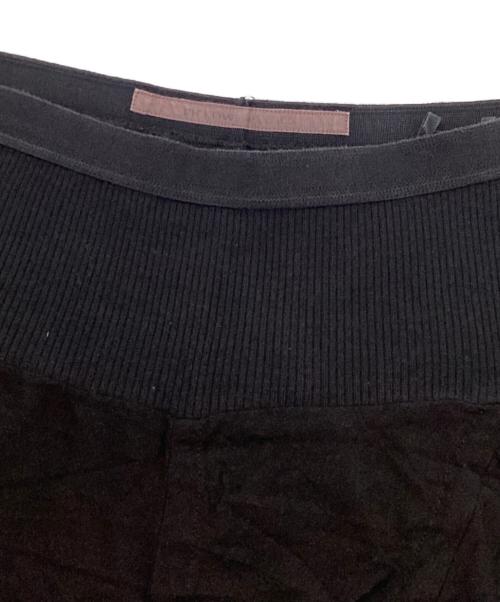 RICK OWENS（リックオウエンス）RICK OWENS (リックオウエンス) リブウエストパンツ ブラック サイズ:SIZE 36の古着・服飾アイテム