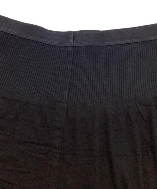 RICK OWENS（リックオウエンス）RICK OWENS (リックオウエンス) リブウエストパンツ ブラック サイズ:SIZE 36の古着・服飾アイテム
