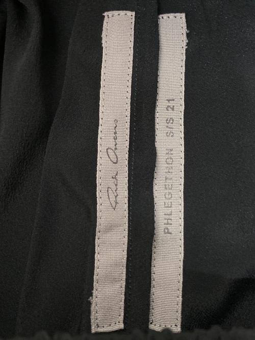 RICK OWENS（リックオウエンス）RICK OWENS (リックオウエンス) CC BELA BOXERS SHORTS ブラック サイズ:40の古着・服飾アイテム