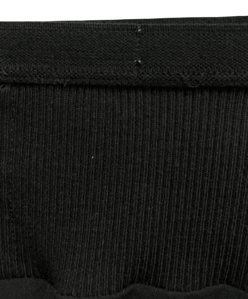 RICK OWENS（リックオウエンス）RICK OWENS (リックオウエンス) 変形ロングスカート ブラック サイズ:36の古着・服飾アイテム