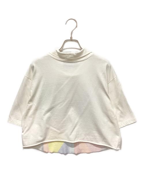 GUCCI（グッチ）GUCCI (グッチ) カットオフクロップドTシャツ ホワイト サイズ:XSの古着・服飾アイテム