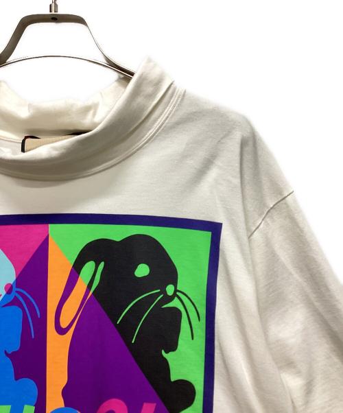 GUCCI（グッチ）GUCCI (グッチ) カットオフクロップドTシャツ ホワイト サイズ:XSの古着・服飾アイテム