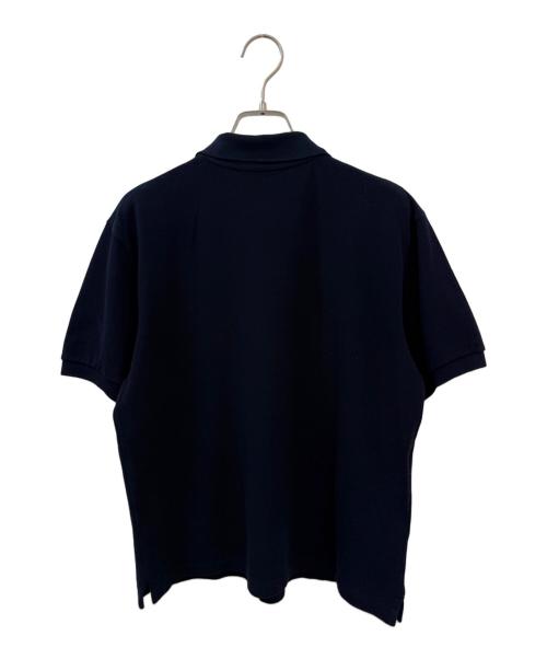 MIU MIU（ミュウミュウ）MIU MIU (ミュウミュウ) コットンピケ ポロシャツ ネイビー サイズ:XSの古着・服飾アイテム