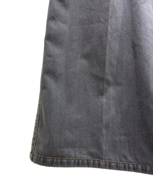 MIU MIU（ミュウミュウ）MIU MIU (ミュウミュウ) Chambray Jeans/シャンブレー ジーンズ/GWP394 S232 15MP グレー サイズ:24の古着・服飾アイテム