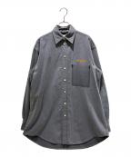 MIU MIUミュウミュウ）の古着「Chambray Shirt/シャンブレーシャツ/GWC121 S000 15MP」｜グレー