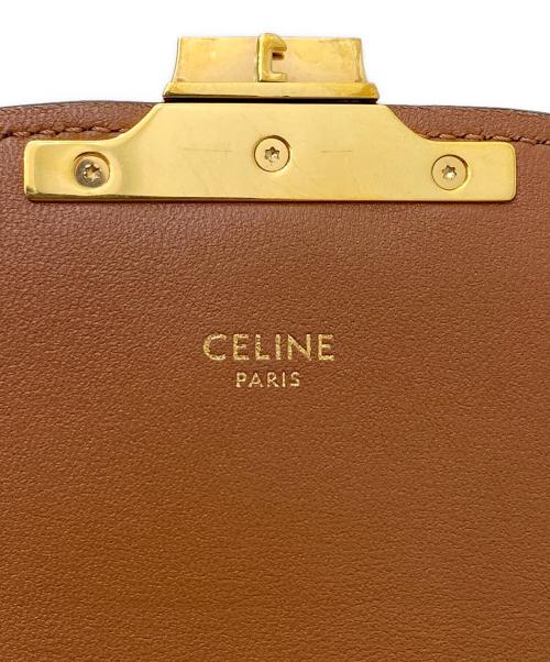 CELINE（セリーヌ）CELINE (セリーヌ) ティーン トリオンフバッグ アイボリーの古着・服飾アイテム