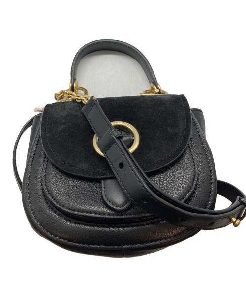 MICHAEL KORS（マイケルコース）MICHAEL KORS (マイケルコース) 2WAYショルダーバッグ/Isadore Medium Leather Messenger Bag ブラックの古着・服飾アイテム
