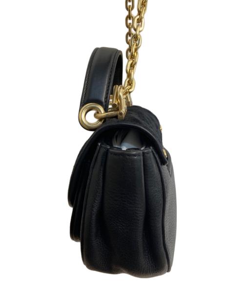 MICHAEL KORS（マイケルコース）MICHAEL KORS (マイケルコース) 2WAYショルダーバッグ/Isadore Medium Leather Messenger Bag ブラックの古着・服飾アイテム