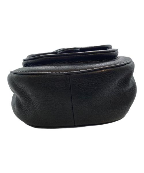 MICHAEL KORS（マイケルコース）MICHAEL KORS (マイケルコース) 2WAYショルダーバッグ/Isadore Medium Leather Messenger Bag ブラックの古着・服飾アイテム
