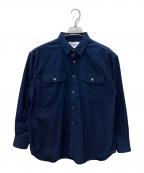 MOMOTARO JEANS桃太郎ジーンズ）の古着「Sashiko CPO Shirt」｜ネイビー