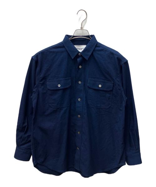 MOMOTARO JEANS（桃太郎ジーンズ）MOMOTARO JEANS (桃太郎ジーンズ) Sashiko CPO Shirt ネイビー サイズ:Sの古着・服飾アイテム
