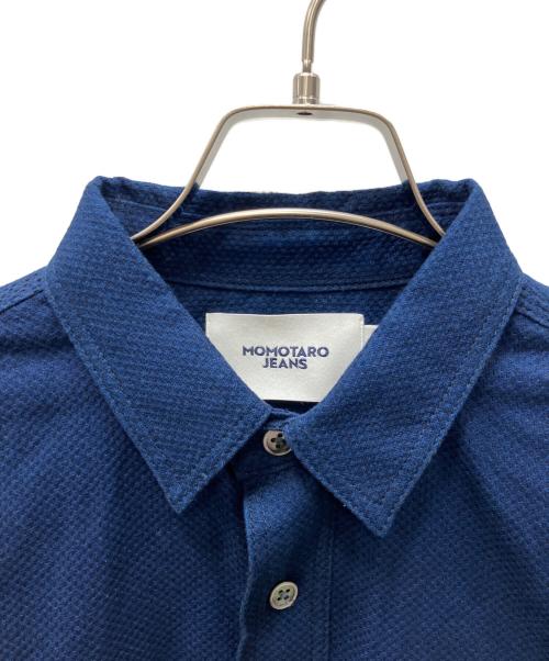 MOMOTARO JEANS（桃太郎ジーンズ）MOMOTARO JEANS (桃太郎ジーンズ) Sashiko CPO Shirt ネイビー サイズ:Sの古着・服飾アイテム