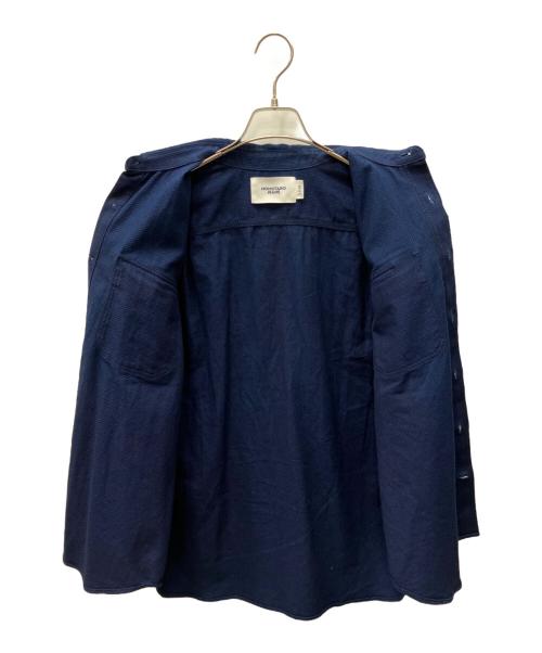 MOMOTARO JEANS（桃太郎ジーンズ）MOMOTARO JEANS (桃太郎ジーンズ) Sashiko CPO Shirt ネイビー サイズ:Sの古着・服飾アイテム