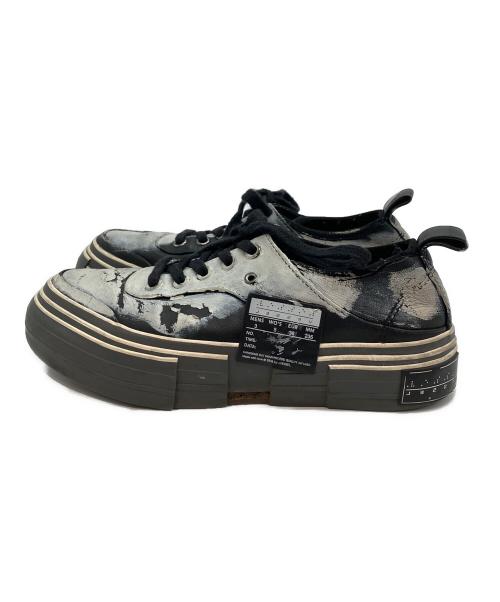 YOHJI YAMAMOTO（ヨウジヤマモト）YOHJI YAMAMOTO (ヨウジヤマモト) XVESSEL (ヴァネス・ウー) ローカットスニーカー ブラック×ホワイト サイズ:3の古着・服飾アイテム