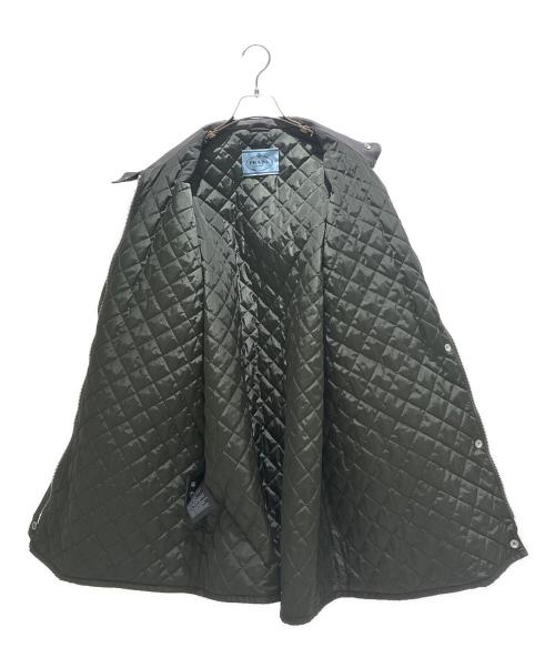 PRADA（プラダ）PRADA (プラダ) ウォッシュドRe-Nylon レインジャケット リードグレー サイズ:40の古着・服飾アイテム