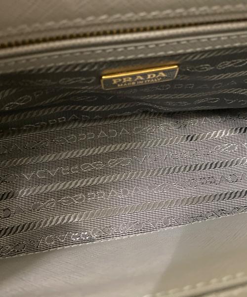 PRADA（プラダ）PRADA (プラダ) ガレリアミニバッグ スレートグレーの古着・服飾アイテム