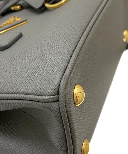 PRADA（プラダ）PRADA (プラダ) ガレリアミニバッグ スレートグレーの古着・服飾アイテム