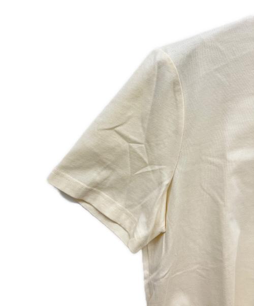 TORY BURCH（トリーバーチ）TORY BURCH (トリーバーチ) ラインストーンロゴTシャツ アイボリー サイズ:Sの古着・服飾アイテム