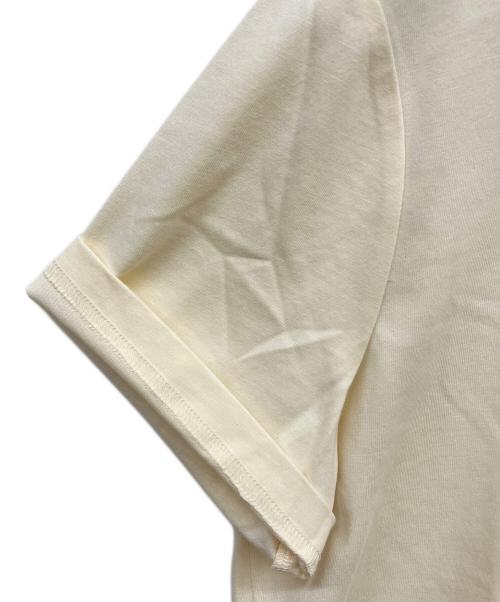 TORY BURCH（トリーバーチ）TORY BURCH (トリーバーチ) ラインストーンロゴTシャツ アイボリー サイズ:Sの古着・服飾アイテム