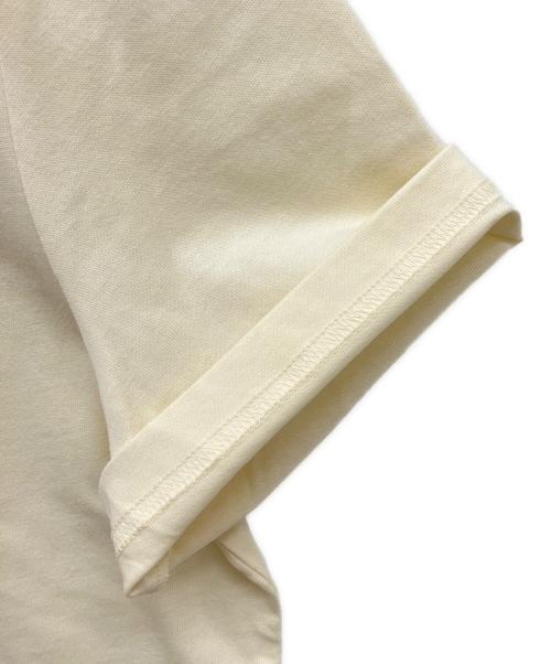 TORY BURCH（トリーバーチ）TORY BURCH (トリーバーチ) ラインストーンロゴTシャツ アイボリー サイズ:Sの古着・服飾アイテム
