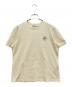 TORY BURCH（トリーバーチ）の古着「ラインストーンロゴTシャツ」｜アイボリー
