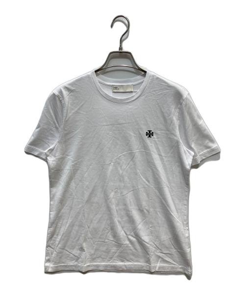 TORY BURCH（トリーバーチ）TORY BURCH (トリーバーチ) エンブロイダリー ロゴ Tシャツ ホワイト サイズ:Sの古着・服飾アイテム