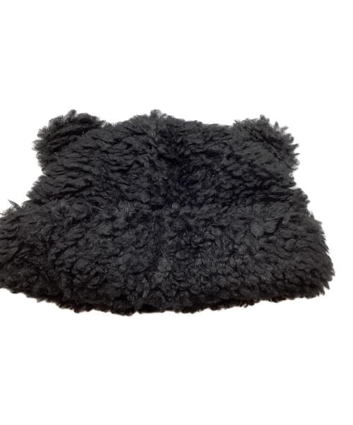 BASICKS（ベイシックス）basicks (ベイシックス) BEAR BEANIE ブラックの古着・服飾アイテム