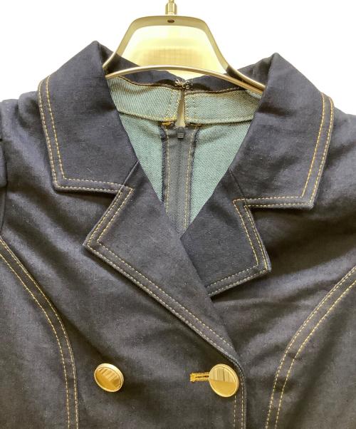 Resexxy（リゼクシー）Resexxy (リゼクシー) ステッチデザインマーメイドワンピース インディゴ サイズ:FREEの古着・服飾アイテム