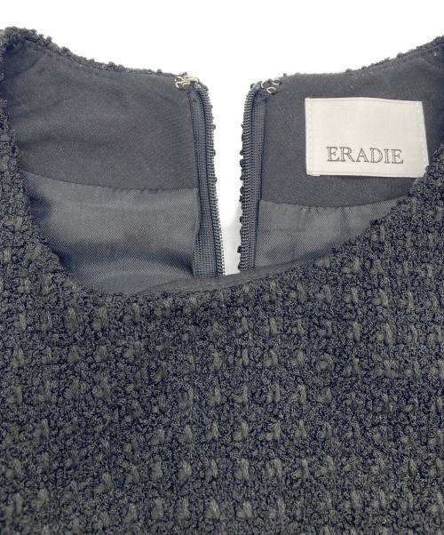 ERADIE（エラディエ）ERADIE (エラディエ) サマーツィードミニワンピース ブラック サイズ:FREEの古着・服飾アイテム