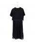 sacai (サカイ) Cotton Jersey x Satin Dress ブラック サイズ:2：35000円
