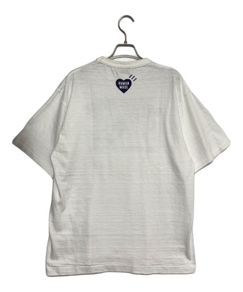 HUMAN MADE（ヒューマンメイド）HUMAN MADE (ヒューマンメイド) プリントTシャツ ホワイト サイズ:XLの古着・服飾アイテム