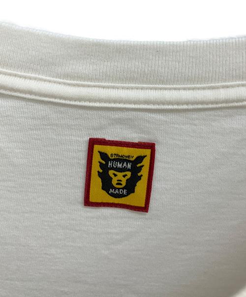 HUMAN MADE（ヒューマンメイド）HUMAN MADE (ヒューマンメイド) プリントTシャツ ホワイト サイズ:XLの古着・服飾アイテム
