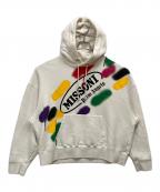 Palm Angels×missoniパーム エンジェルス×ミッソーニ）の古着「プルオーバーパーカー」｜ホワイト