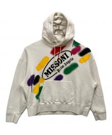Palm Angels×missoni（パーム エンジェルス×ミッソーニ）の古着「プルオーバーパーカー」｜ホワイト