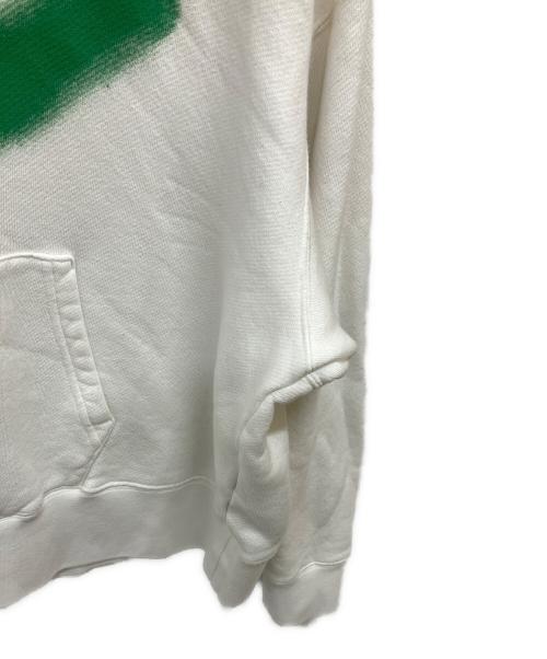Palm Angels（パーム エンジェルス）Palm Angels (パーム エンジェルス) MISSONI (ミッソーニ) プルオーバーパーカー ホワイト サイズ:Lの古着・服飾アイテム