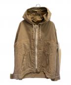 sacaiサカイ）の古着「Denim Hoodie」｜ブラウン