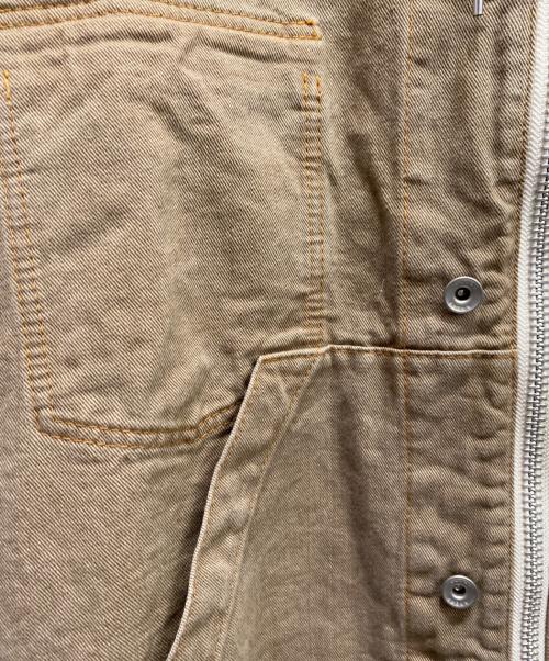 sacai（サカイ）sacai (サカイ) Denim Hoodie ブラウン サイズ:2の古着・服飾アイテム