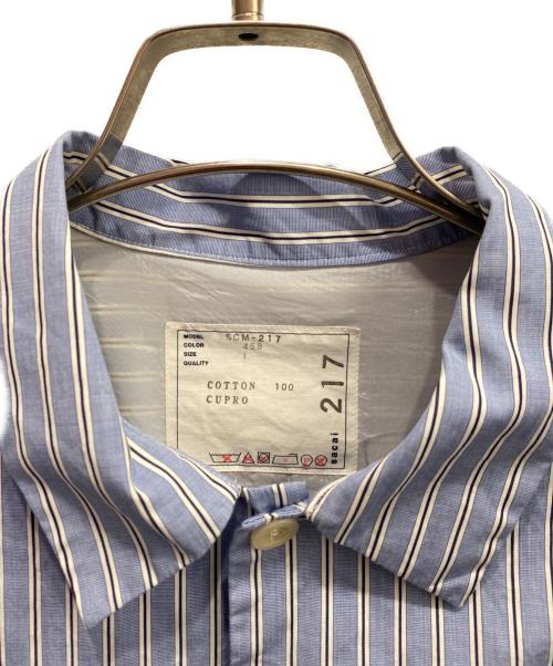 sacai（サカイ）sacai (サカイ) Cotton Poplin Shirt ブルー サイズ:1の古着・服飾アイテム