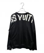 LOUIS VUITTON×FRAGMENT DESIGNルイ ヴィトン×フラグメントデザイン）の古着「フラグメントグラフィックスウェットシャツ/RM172M JIU HDY26W」｜ブラック