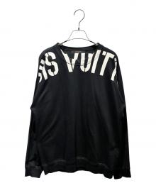 LOUIS VUITTON×FRAGMENT DESIGN（ルイ ヴィトン×フラグメントデザイン）の古着「フラグメントグラフィックスウェットシャツ/RM172M JIU HDY26W」｜ブラック